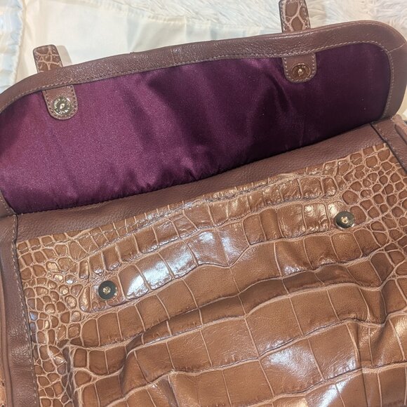 New with tags Coach Madison Embossed Flap Carry-All Coach - Picture 7 of 15